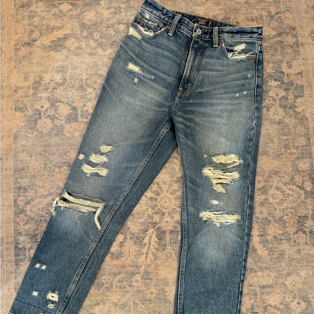 Abercrombie & Fitch Annie High Rise Girlfriend Size 25